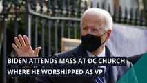 Biden attends Mass at DC church where he worshipped as VP, and other top stories in politics from January 25, 2021.