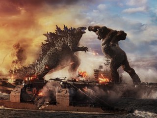 "Godzilla vs. Kong" (OV): Urzeit-Titanen treffen brachial aufeinander