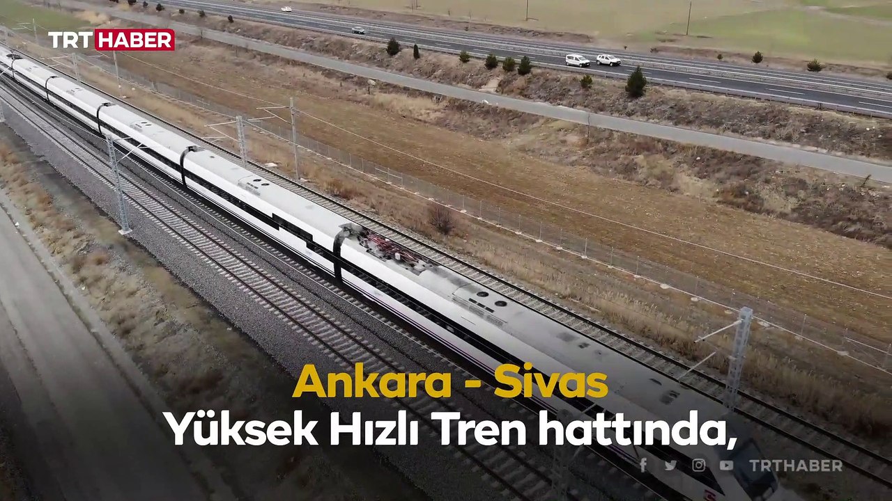 Ankara-Sivas YHT hattının performans testleri başladı