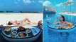 Sara Ali Khan Oozes Hotness As She Enjoys Her Floating Breakfast In Maldives