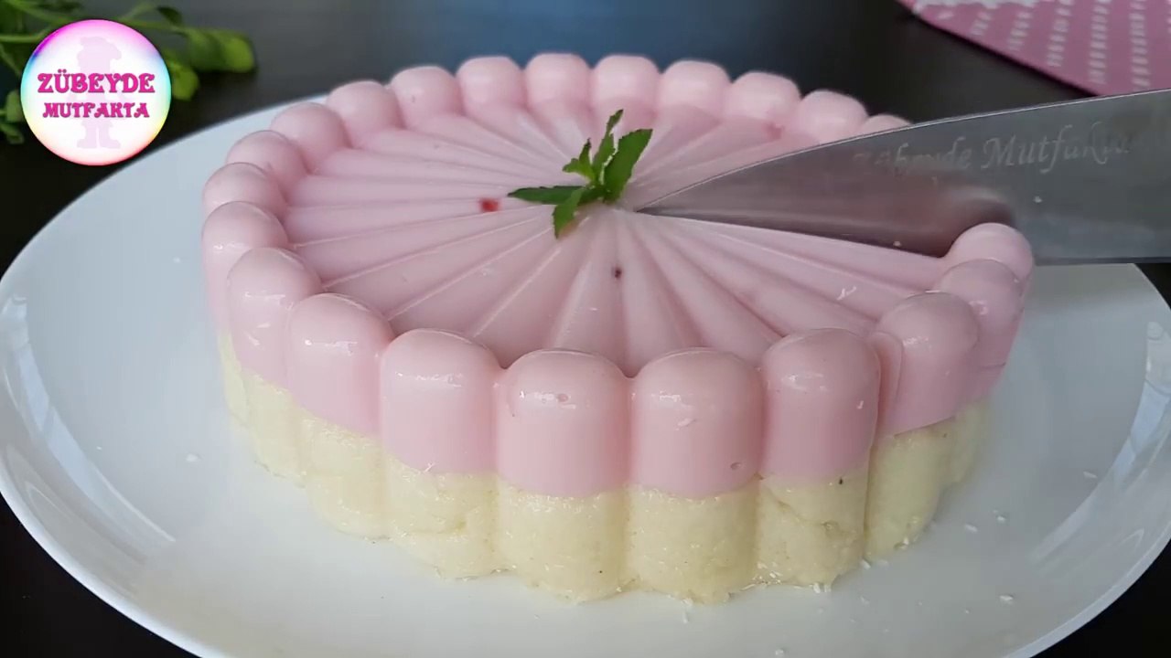 BİR PAKET PUDİNGLE PASTA YAPTIM Prenses Tatlısı _ Kolay Sütlü Tatlı Tarifi
