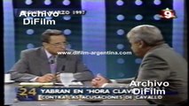 Alfredo Yabrán y la entrevista con Mariano Grondona en la que habló del 