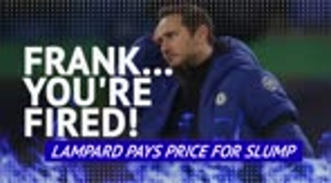 Frank...you're fired! Lampard pays price for slump
