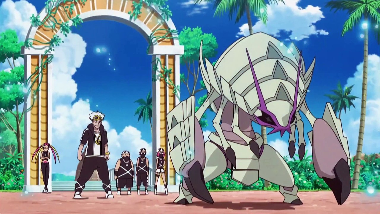 Pokemon Highlight Battle: Guzma vs Ash Pokemon Sun and Moon Episode 115 English Dub