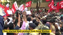 Farm laws protest: Police stop agitators from going to Raj Bhawan in Mumbai