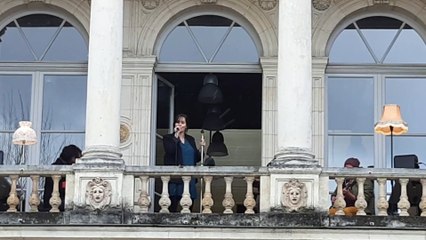 "Chanter au balcon" au Gallia théâtre à Saintes.