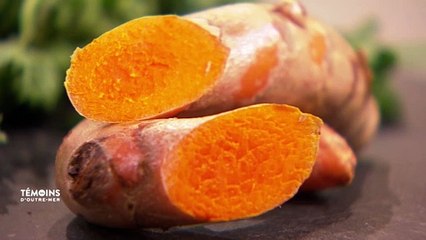 Escargots au beurre de curcuma