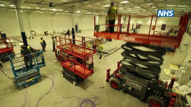 Mansfield Vaccination Centre Timelapse