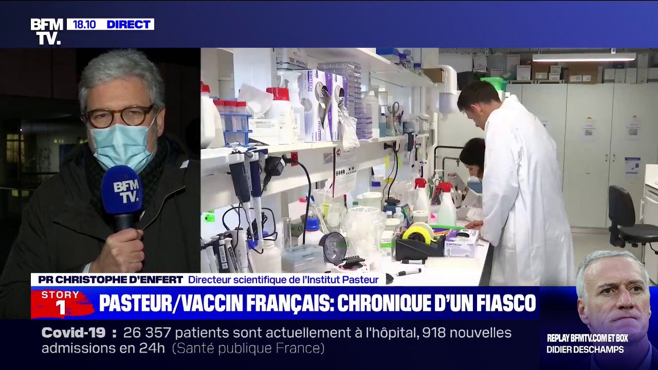 Covid-19: Pr Christophe D'enfert (directeur scientifique de l'Institut Pasteur): "Le candidat vaccin (…) s'est avéré ne pas conférer une immunité suffisante chez les volontaires"
