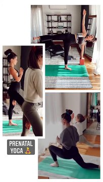 Μπόμπα: Κάνει γιόγκα στον πέμπτο μήνα της εγκυμοσύνης της και «ρίχνει» το instagram