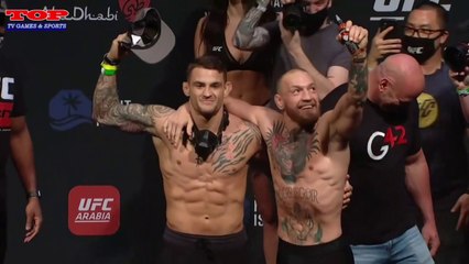 MCGREGOR AND POIRIER SHOW THE UTMOST AND AMAZING  RESPECT TO EACH OTHER.