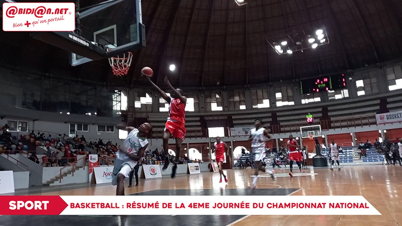 Basketball - résumé de la 4eme journée du championnat national