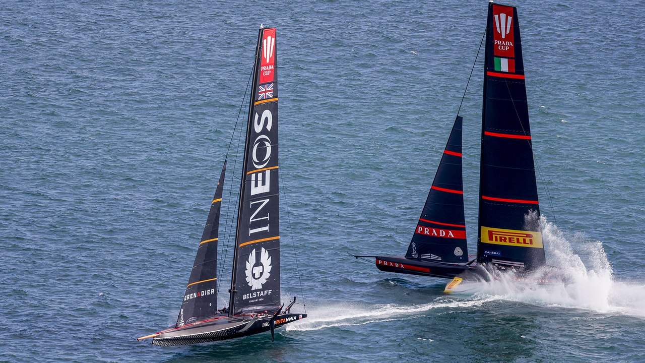 Prada Cup Round Robin Final Race: INEOS Team Uk vs. Luna Rossa Prada Pirelli