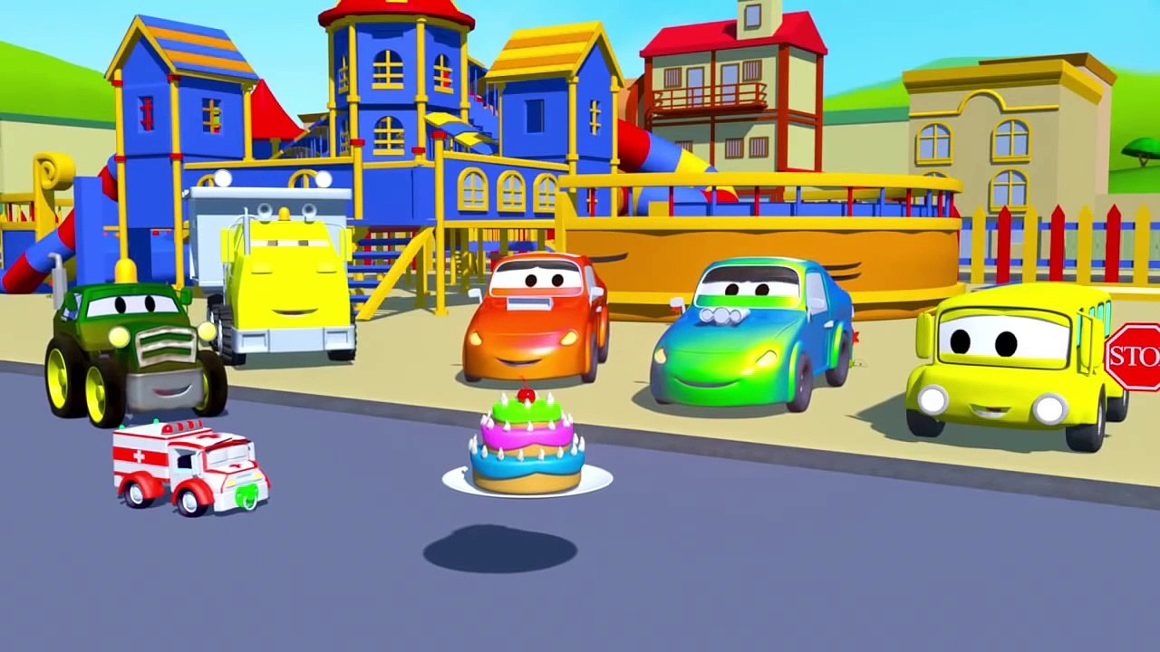 Super Truck et le Camion de Glaces pour l'Anniversaire de Car City | Dessin animé pour les enfants