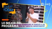 Estás en Todas: Christian Domínguez se sometió a las preguntas de Diego El Impertinente