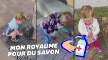 Le réflexe craquant de cette petite fille décrit parfaitement nos obsessions face au Covid-19