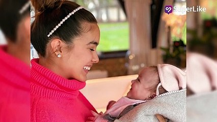 Con video, Sharon Fonseca se dio cuenta que su hija necesitaba cambio de pañal