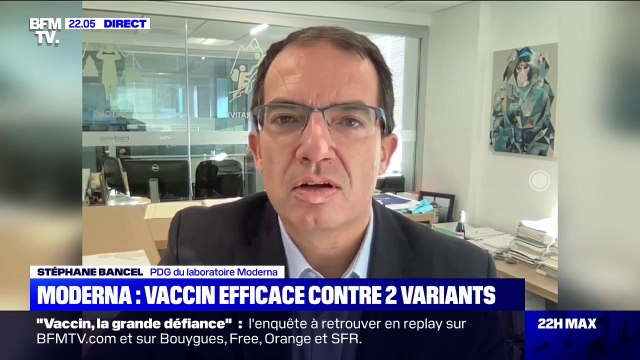Covid-19: le PDG de Moderna est très confiant quant à l'efficacité du vaccin à court et moyen terme contre le variant britannique