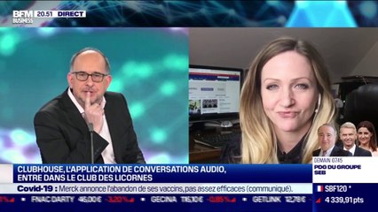 What's up New York : Clubhouse, l'application de conversations audio, entre dans le club des licornes - 25/01