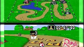 Super Mario Kart (SFC) Kinopio 150cc Playthrough (2015/11/30) Flower Cup