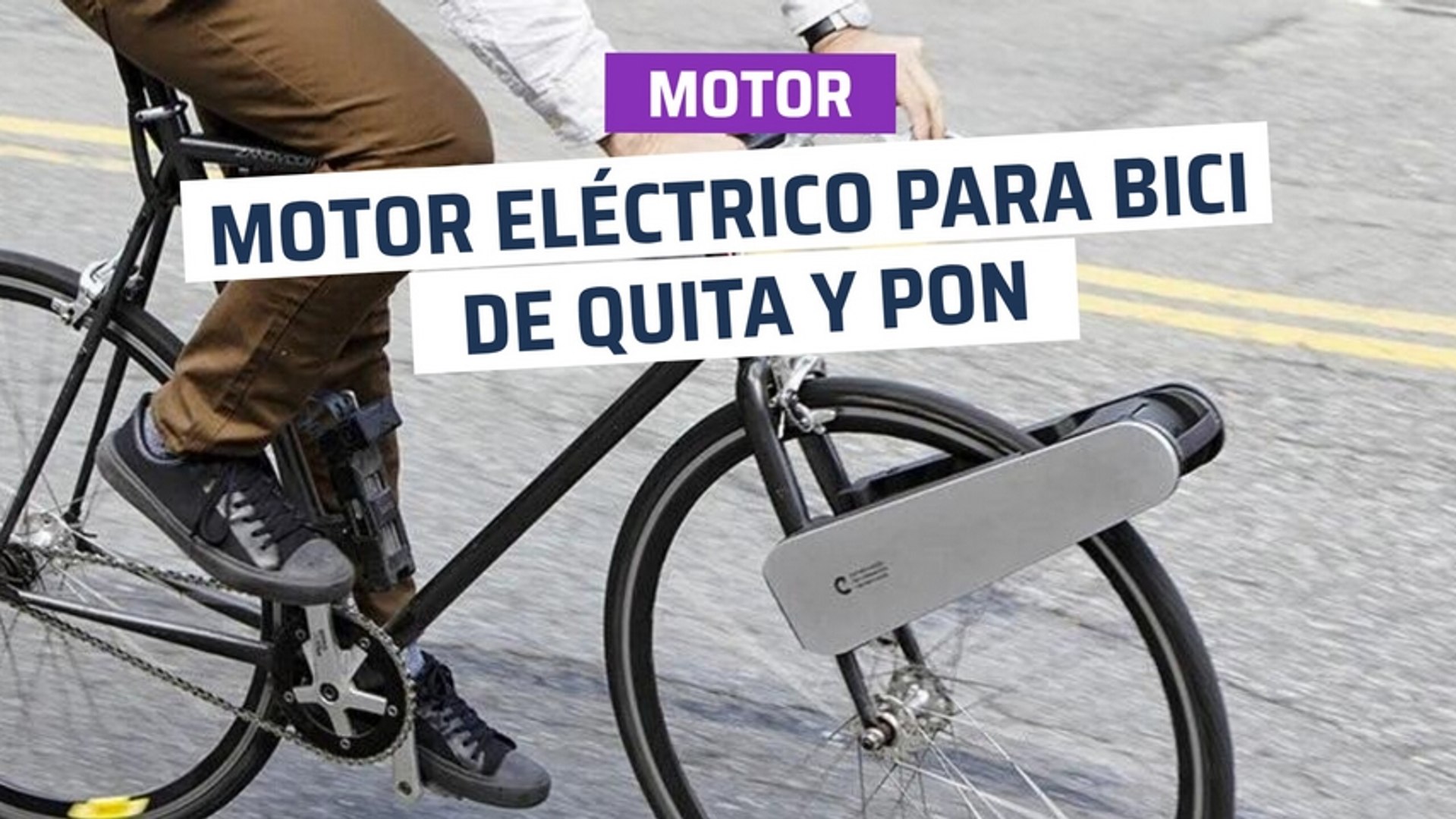 CH] Motor eléctrico para bici, de quita y pon - Vídeo Dailymotion