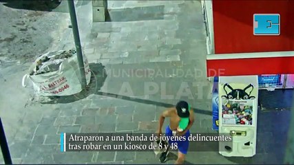 Atraparon a una banda de jóvenes delincuentes tras robar en un kiosco de 8 y 48