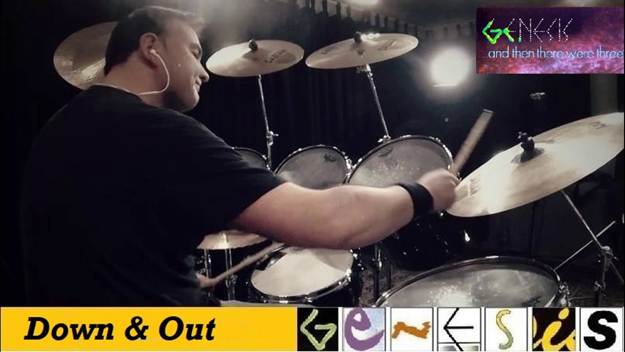 Genesis - Down and out. Drums cover.
