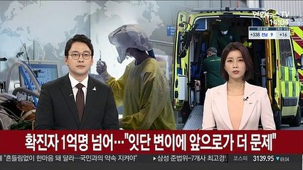 전세계 확진자 1억명 넘어…"잇단 변이에 앞으로가 더 문제"