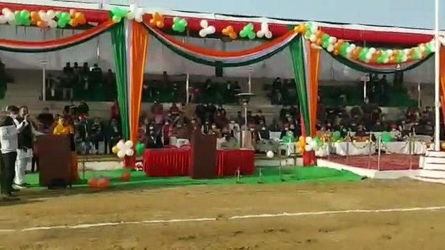 One person injured by horse coming in the way of Republic Day celebrations in Hanumangarh