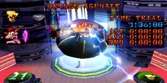 Crash Bandicoot 3 - Orange Asphalt - Time Trial - PLAYSTATION SONY Walkthrough