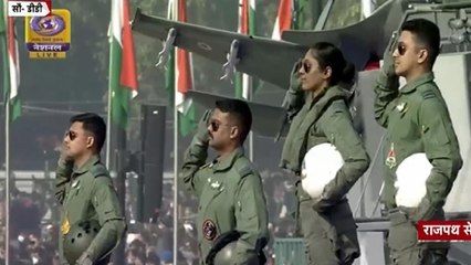Bhawana, first woman fighter pilot to participate in parade