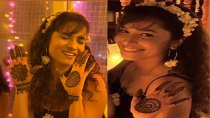 Ankita Lokhande की गुपचुप Mehendi Ceremony WATCH VIDEO | Boldsky