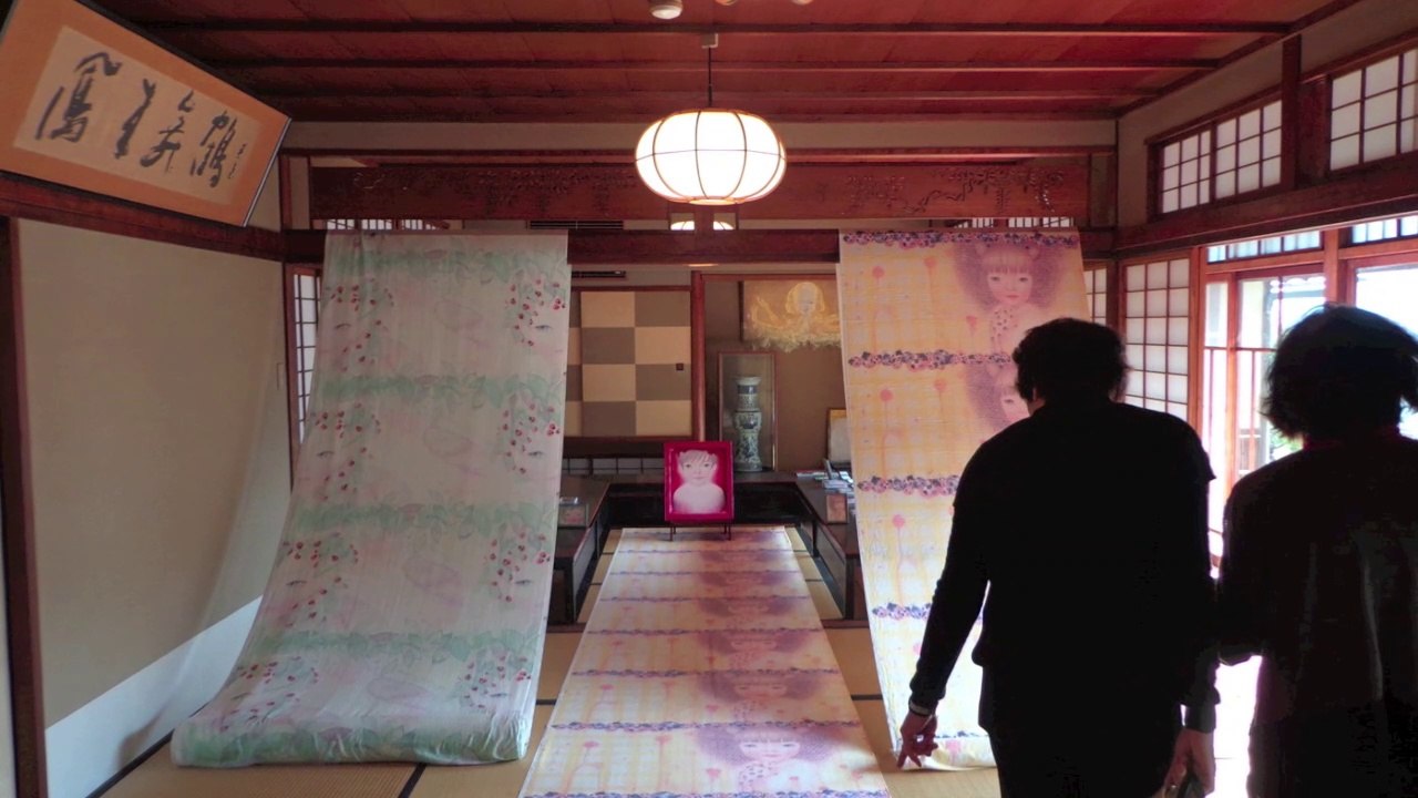 Japanese art x Textile design x Antique art collaboration Exhibition in KYOTO JAPAN