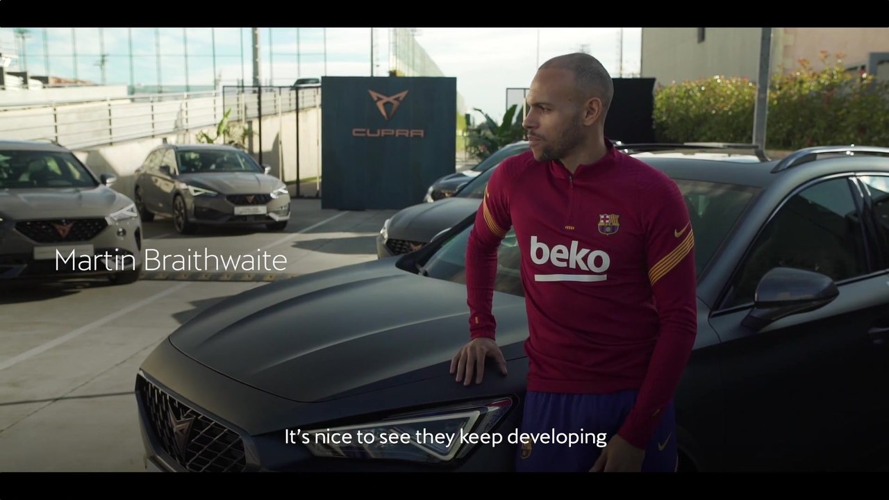 FC Barcelona players dive into the CUPRA World and customise their own cars