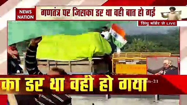 Farmers Protest : Farmers clash with police in Nangloi