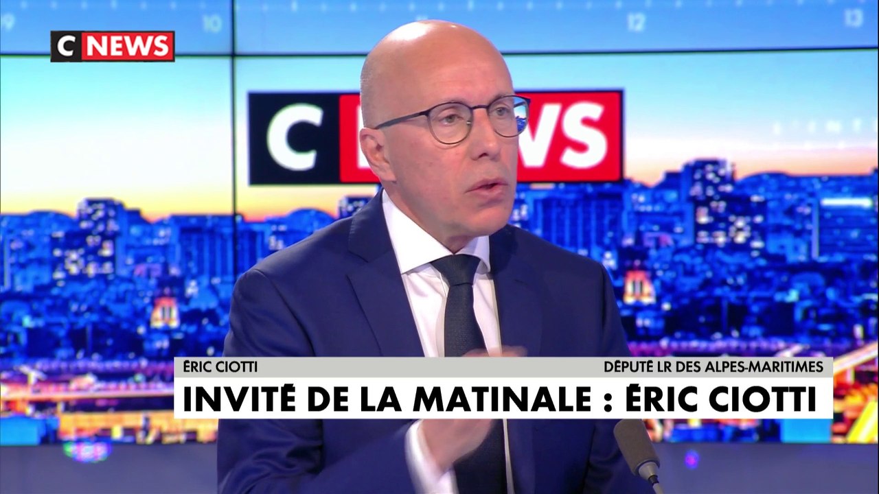 Éric Ciotti : « On ne peut passer son temps dans une multiplication de "stop and go", de confinements, de déconfinements qui chaque fois échouent »
