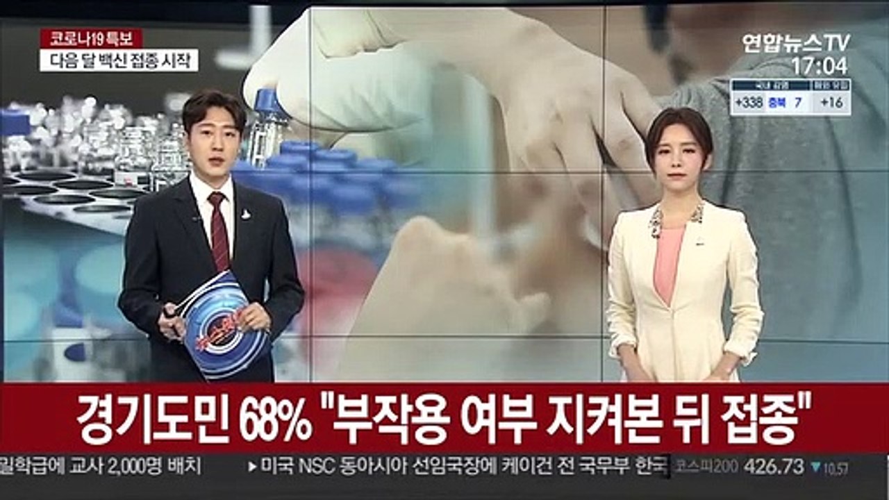 경기도민 68% "코로나 백신, 부작용 여부 지켜본 뒤 접종"