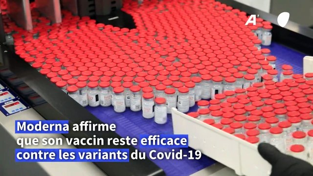 Le vaccin de Moderna efficace contre les variants britannique et sud-africain