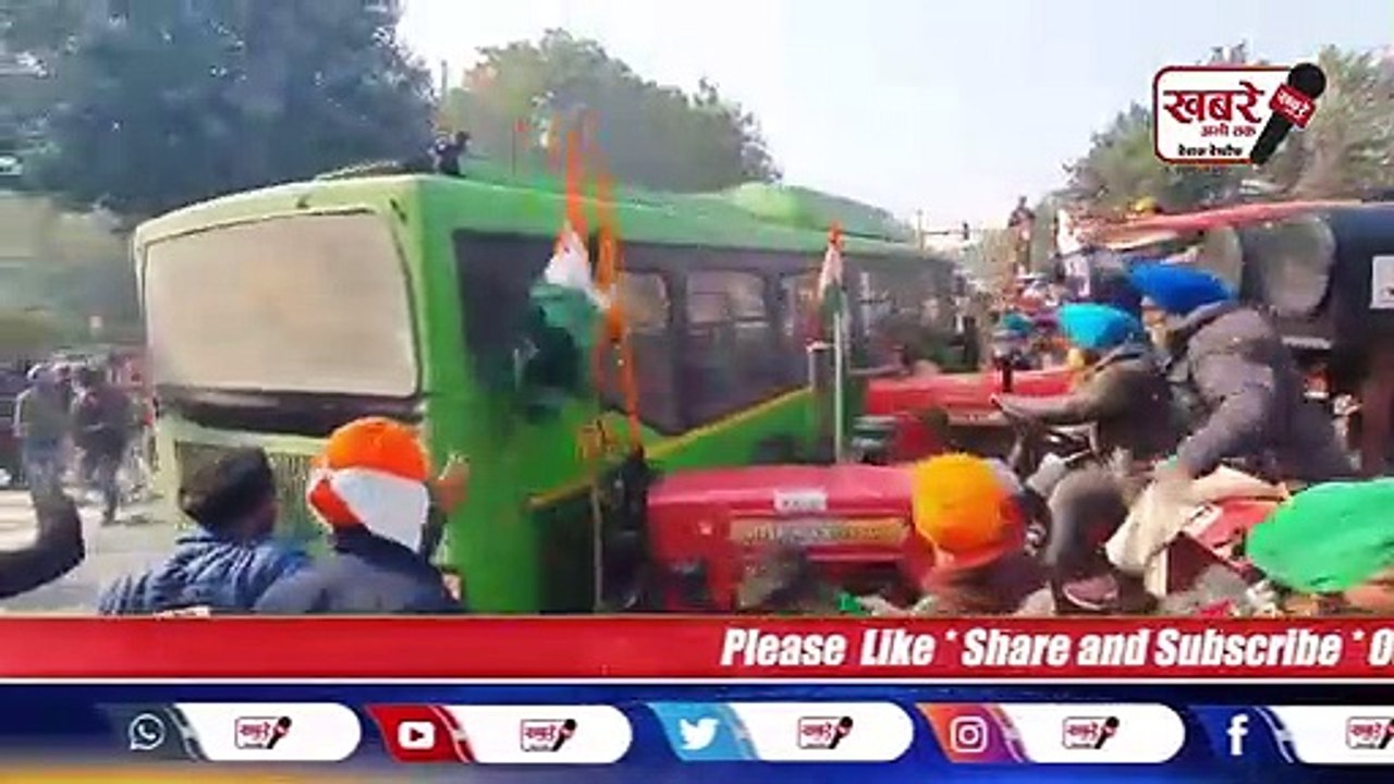 किसान आंदोलन उग्र रूप धारण कर चुका हैं दिल्ली के अंदर दाखिल हो चुका है किसान