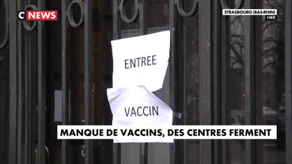 Manque de vaccins : des centres ferment à Strasbourg