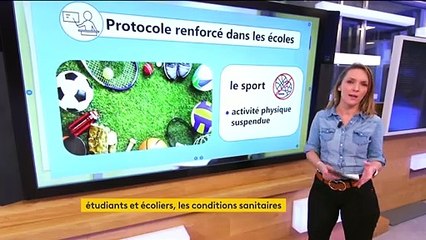 Éducation : le point sur le protocole sanitaire appliqué dans les établissements scolaires et les universités