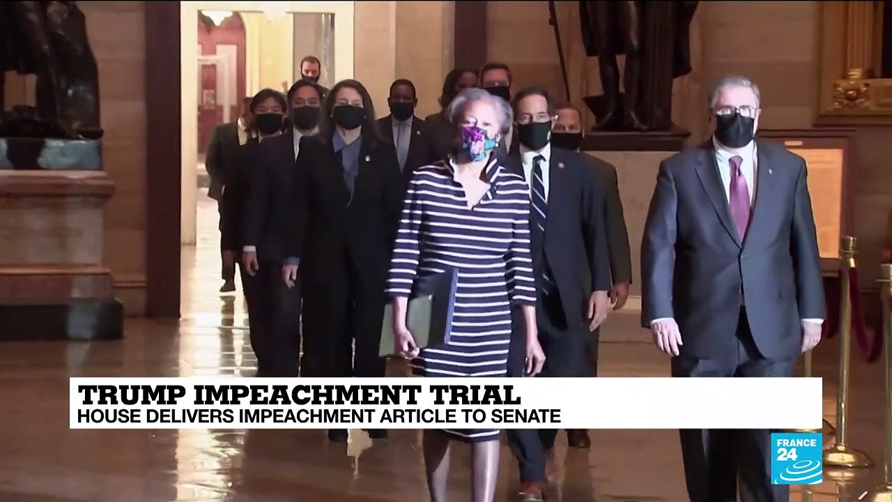 US House delivers Trump Impeachment articles to Senate, amid Republican senators’ hesitation