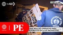 Municipalidad de Lima realizó operativo para recuperar espacios públicos | Primera Edición