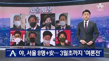 野, 서울시장 후보 8명 안철수…3월초까지 ‘여론전’