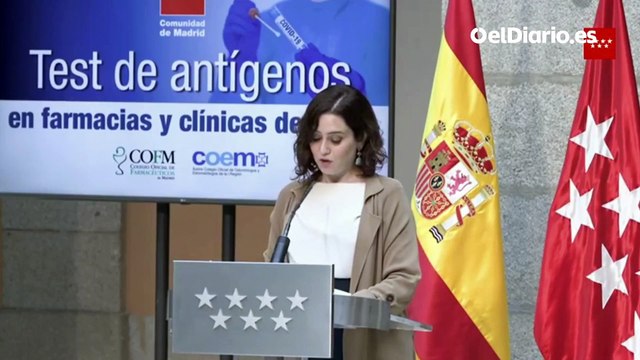 Ayuso pide medidas más duras al Gobierno contra la pandemia desde la comunidad con menos restricciones: Quiero manifestar mi hartazgo