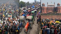 Farmers Tractor Rally: Protesters Enter Delhi's Red Fort, Wave Their Flags From The Ramparts