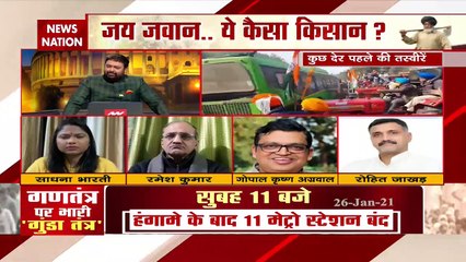 Farmers Protest Violence : जय जवान..ये कैसा किसान ?