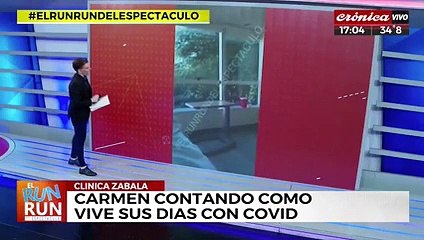 Carmen Barbieri mostró la intimidad de su internación por coronavirus:   "Por lo menos veo el amanecer"