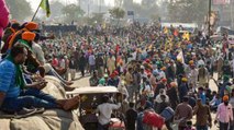 Noida-Delhi border: Farmers clear the Road coming from Delhi