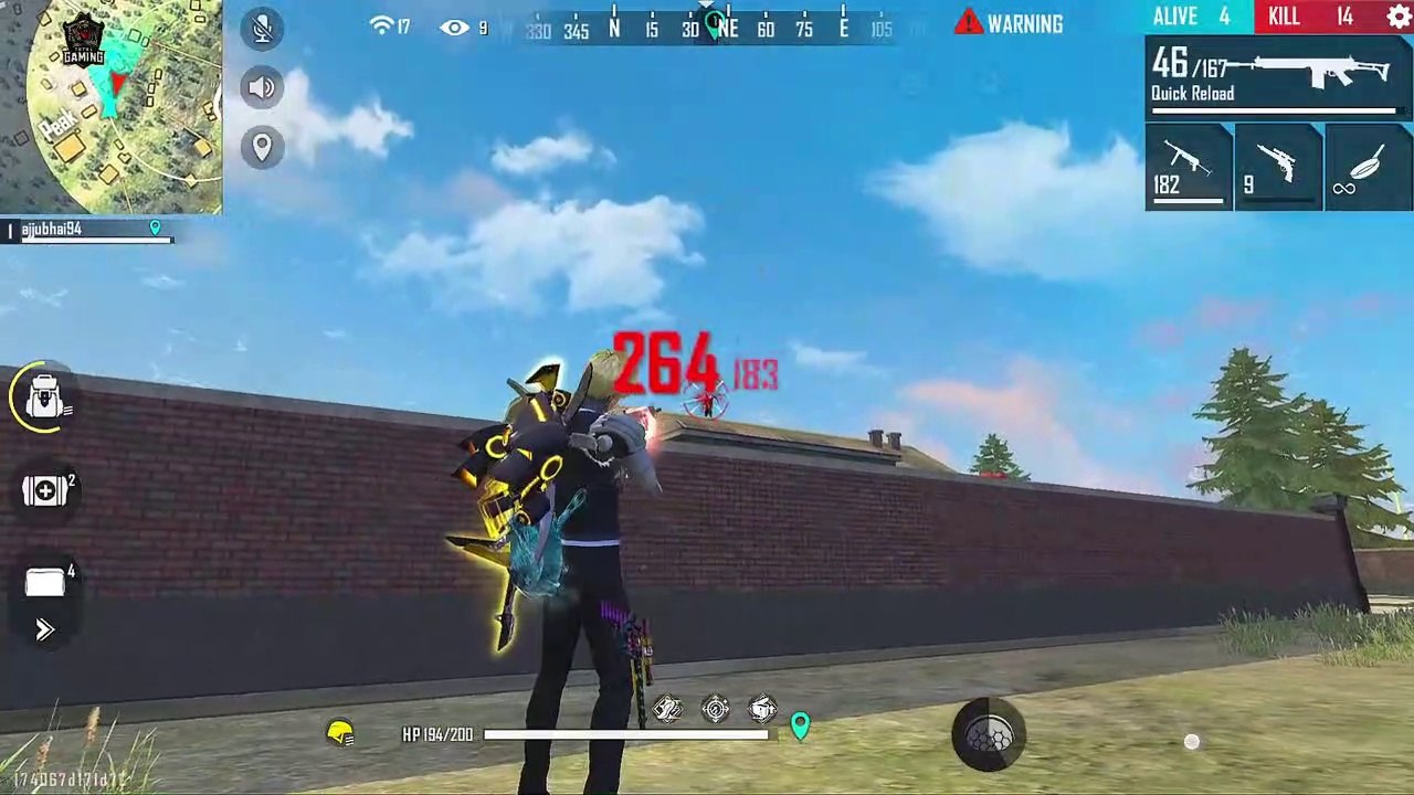 Solo vs Squad 17 Kill Ajjubhai Parafal OverPower Gameplay - Garena Free Fire